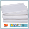 En gros pas cher blanc Poly coton draps lit hôtel tissu